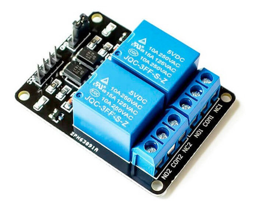 Módulo Relevador De 2 Canales 5v