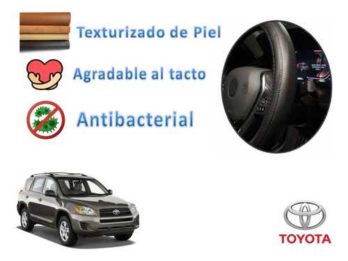 Tapetes 3d Logo Toyota + Cubre Volante Rav4 2006 A 2011 2012 Foto 6