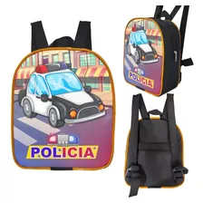 Lancheira Termica Infantil De Costas Policia Pr/am