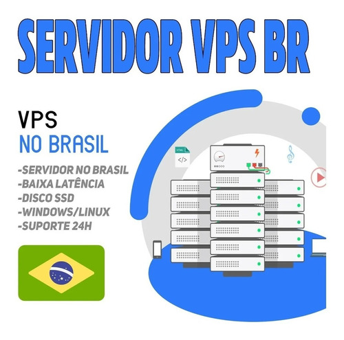 Servidores Vps No Brasil | 2gb Ram | 30gb Ssd