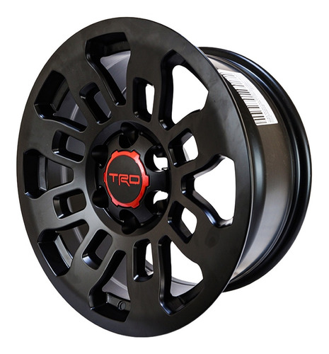 Rines 17x8 6/139 Satin Black Trd Pro Tacoma Hilux Negro Foto 9