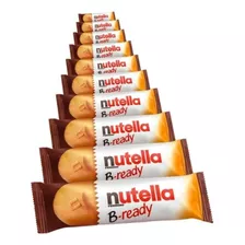 Nutella B-ready Biscoito Wafer Recheado 22g - 10unid