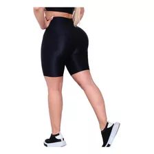 Shorts Plus Size Cirrê 3d Modeladora Fit Cós Alto