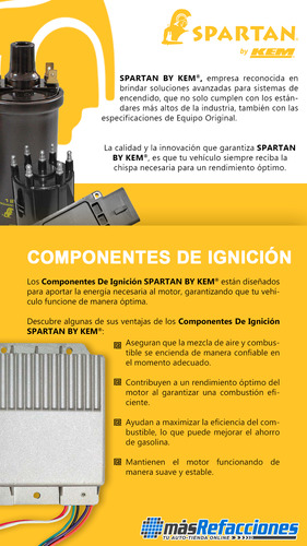 Resistencia Para Bobina Colt L4 1.4l 1979 Spartan By Kem Foto 4