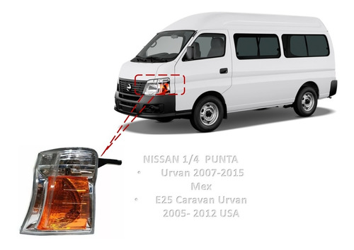 Cuartos Urvan 2007 - 2013 (mex) Caravan E25 2005-2012 (usa) Foto 2