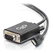 C2gcables Para Ir Usb 31 Usbc A Vga 2 Negro