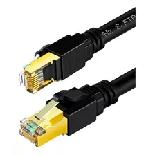 Cable Ethernet Cat8 De 40gbps, 2000mhz, S/ftp, Cat 8, Rj45