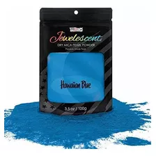 Pigmento Para Resina/arte Mica En Polvo -azul Hawai 100g