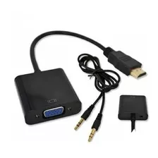 Convertidor De Video Hdmi A Vga / Xbox Ps3 360 + Cable Audio