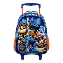 Mochila Infantil Patrulha Canina Xeryus 27x35x14cm Azul