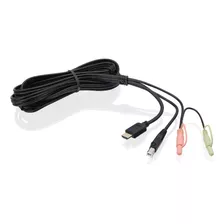 Iogear Cable Kvm Usb Hdmi Con Audio Taa 6 Pies, G2l802u