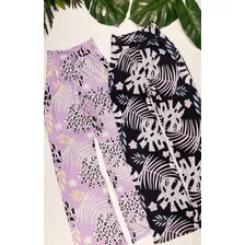 Pantalon Para Dama Holgado Con Estampado