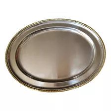 Bandeja Ceremonial Antigua, Oducse, Oval, Acero Inox.