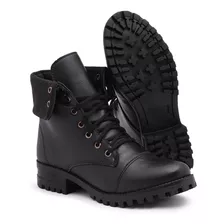 Bota Coturno Feminino Tratorado Vira 2 Modelos Laruche Br.