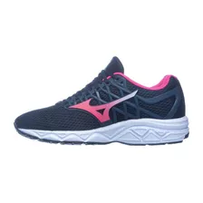 Tênis Mizuno Jet 5 Color Azul/branco/rosa - Adulto 36 Br