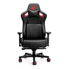 Silla De Escritorio Hp Omen Gamer Ergonómica Negra Y Roja