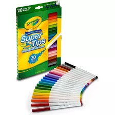 Lápices Crayola Súper Tips 20 Colores