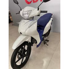 Jet 125 Ss Shineray 2024 Branca Com Banco Azul 125cc 0 Km