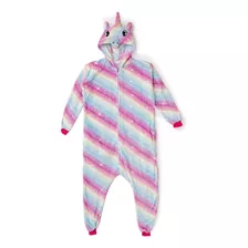 Pijama Unicornio Entero Estrella Multicolor Invierno Jovenes