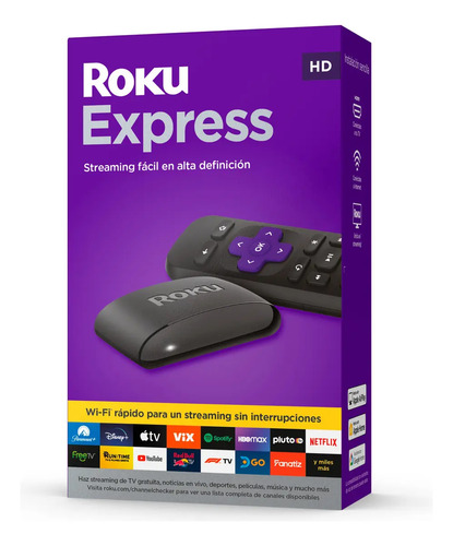 Roku Express Hd 3960mx Con Control Remoto Negro Estándar