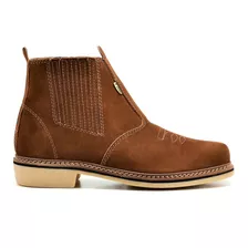 Botina Bota Masculina Couro Legítimo Bovino Country F1000