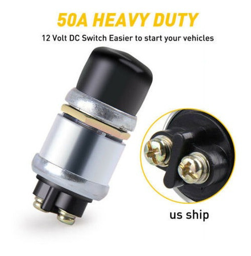 12v Waterproof Car Boat Track Switch Push Button Horn Eng Mb Foto 4
