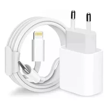 Fonte Usb C 20w + Cabo Original Para iPhone De 7 A 12