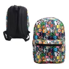 Mochila Juvenil Minecraft Pattern Mi80788