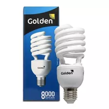 Lâmpada Fluorescente Espiral 46w 127v E27 Branco Frio Golden