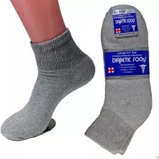 10 Pares De Calcetines Diabéticos Tobillo Cuarto De Tripulac