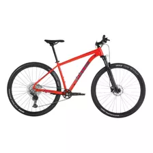 Mountain Bike Caloi Explorer Pro 2023 Aro 29 17 11v Freios De Disco Hidráulico Câmbio Shimano Deore M5100 Cor Vermelho/cinza