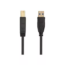 Cable Monoprice Usb 3.0 Tipo A A Tipo B - 6 Pies - Negro, Co