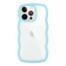 Funda Para iPhone 11 12 13 14 Borde Ondulado Wave Colores