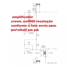  Esquema Eletrico Amplificador Crown Ce4000 Ce 4000 Via Ema