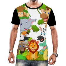 Camiseta Camisa Masculina Safari Tema Infantil Festa Bebê 2