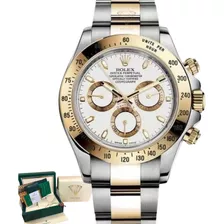 Relógio Rolex Daytona Dourado Misto Com Caixa Certificado