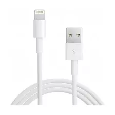 Cable Usb Full Jean Para iPhone | Reforzado Color Blanco