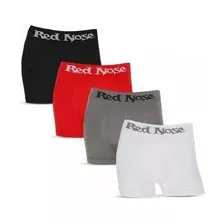 Kit 4 Cuecas Box Rednose Roupa Masculina Barato Boxer Cores