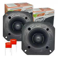 Par Super Tweeter 200wrms Champion Top + 02 Capacitores