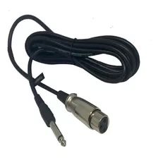 Tomate P10 Mono X Xlr Fêmea Negro 5 M