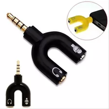 Adaptador P2 X P3 Splitter Plug Y Fone Microfone Headset