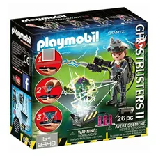 Figura Armable Playmobil Ghostbusters Raymond Stantz 26 Pzas