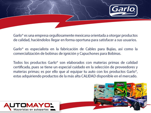 Cables Bujias New Yorker 2.6l 8v 83 - 85 Garlo Electronico Foto 3