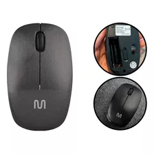 Mouse Óptico Sem Fio 1200 Dpi Usb Multilaser Mo251