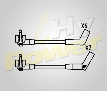 Jgo Cables Bujia Silicon Ford Explorer Xlt 5.0l 8cil 1997 Foto 2