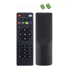 Controle Tv Box Pro 4k 5g Com Pilha De Brinde