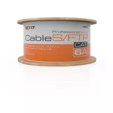 Bobina Cable Nexxt Cable S/ftp Blindado Cat6a - Azul 305mts
