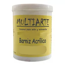  Barniz Al Agua Para Manualidades Brillante (líquido) 1 Lts.