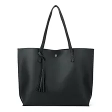 Bolsa Feminina Tote Multiuso Preto Sacola Classica Fashion