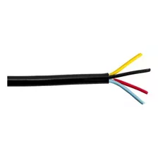 Cable Cordón Negro Eléctrico 4x1.5 Mm. 50 Mts